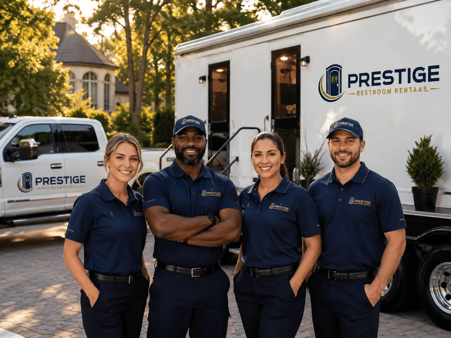 Trusted Luxury Portable Restrooms company in Hoople, ND